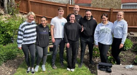 Synapri Team Transform Bromley Y's Outdoor Space.